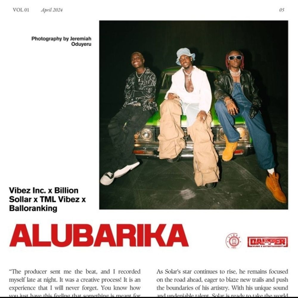 Photo of Vibez Inc, Billion Solar, Tml Vibez, Balloranking- Alubarika